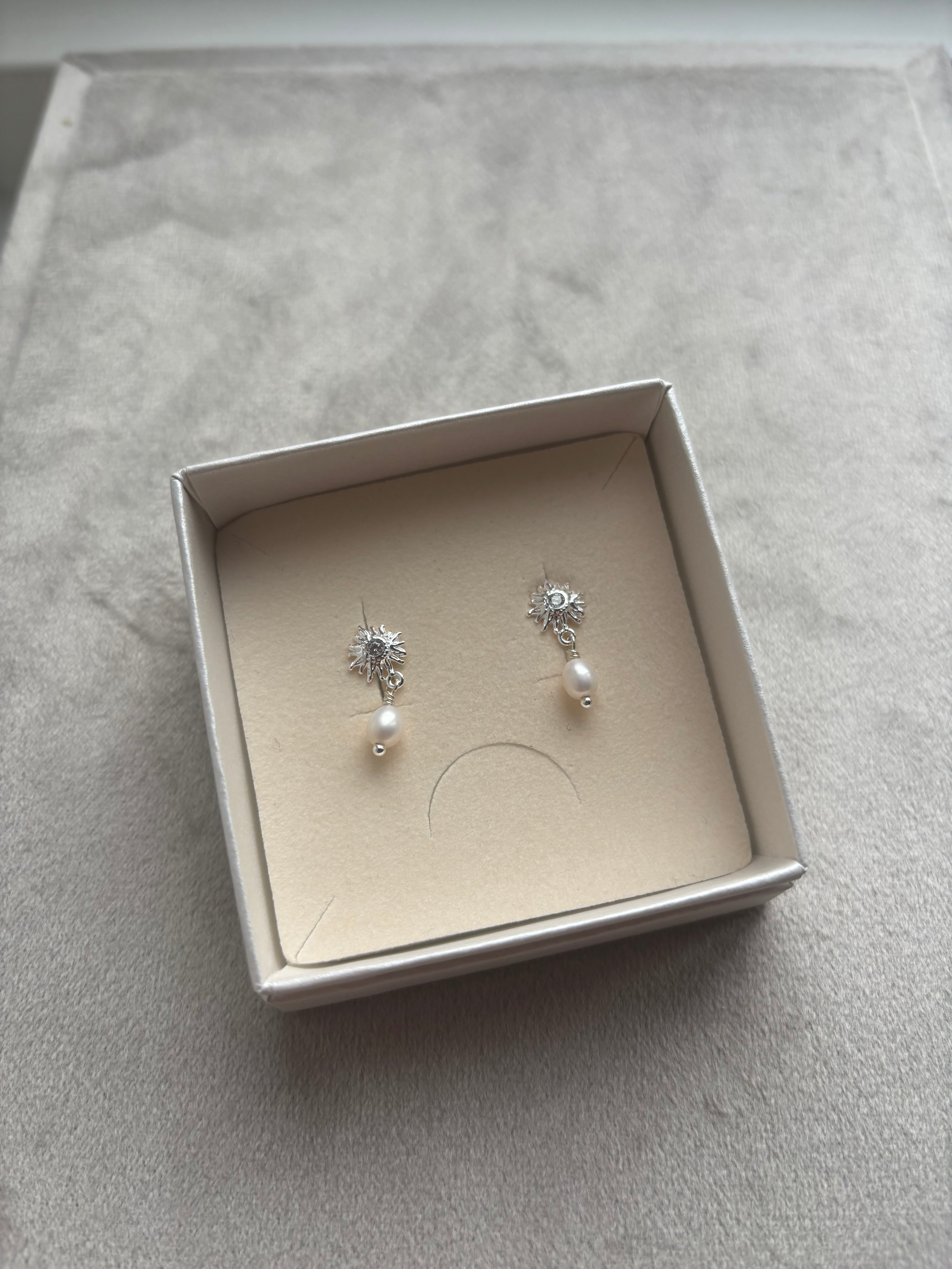 Solvej Øreringe - SØLV